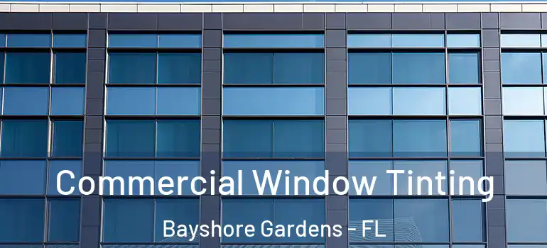 Commercial Window Tinting Bayshore Gardens - FL