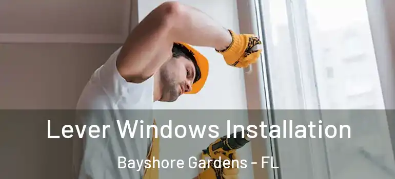 Lever Windows Installation Bayshore Gardens - FL