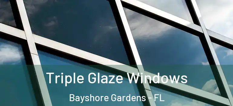 Triple Glaze Windows Bayshore Gardens - FL