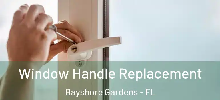 Window Handle Replacement Bayshore Gardens - FL