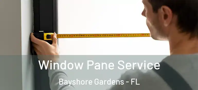 Window Pane Service Bayshore Gardens - FL